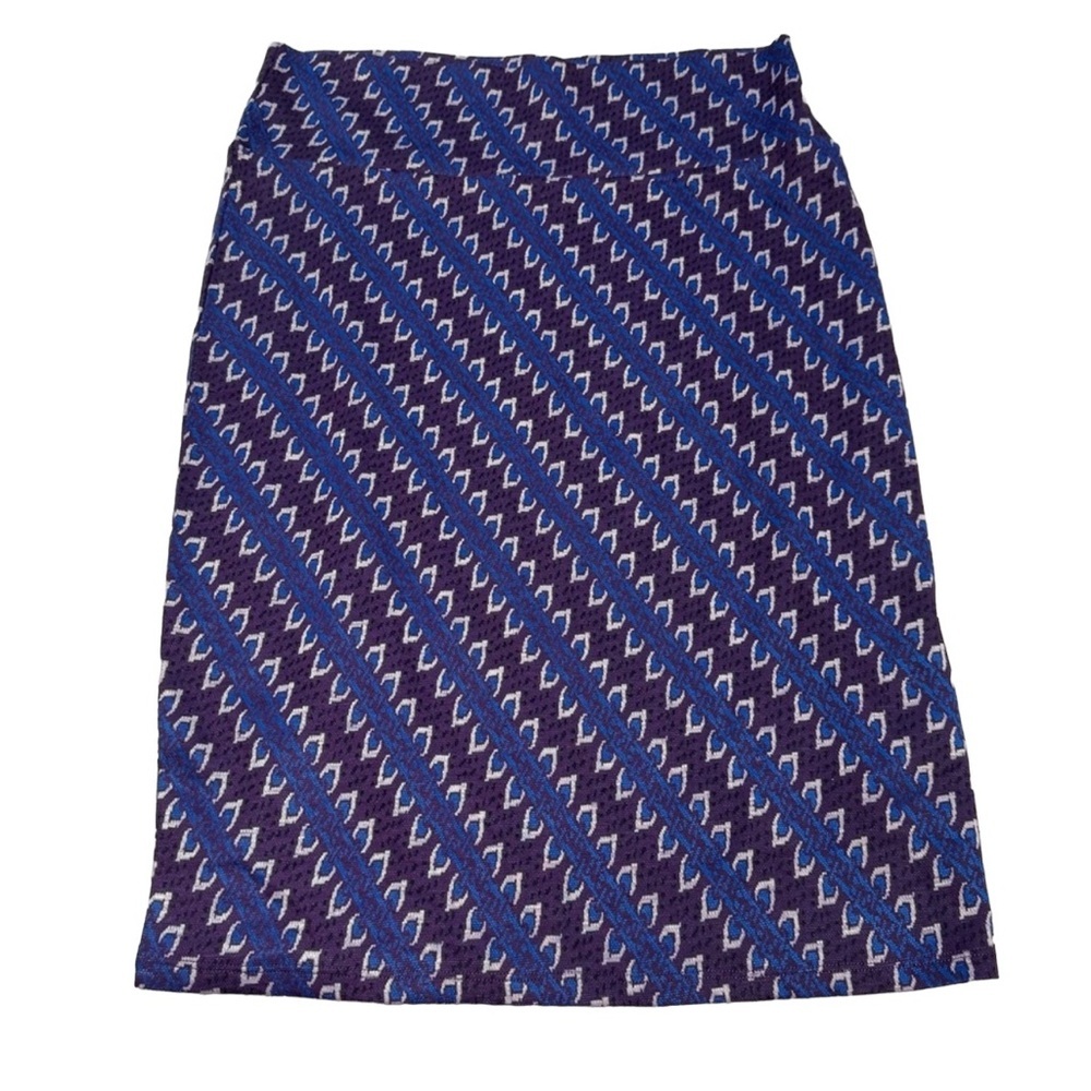 NWT LuLaRoe Cassie Skirt | Beautiful Blue/Navy‎ | Size L